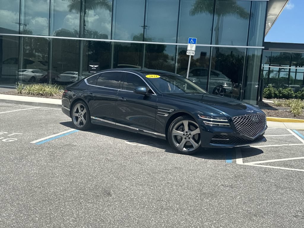 Used 2021 Genesis G80 3.5T w/ Prestige Package AWD/4WD image 2
