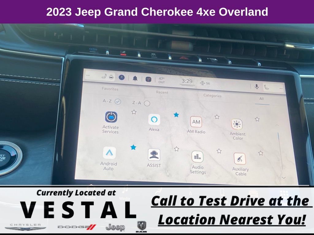 New 2023 Jeep Grand Cherokee Overland AWD/4WD image 31
