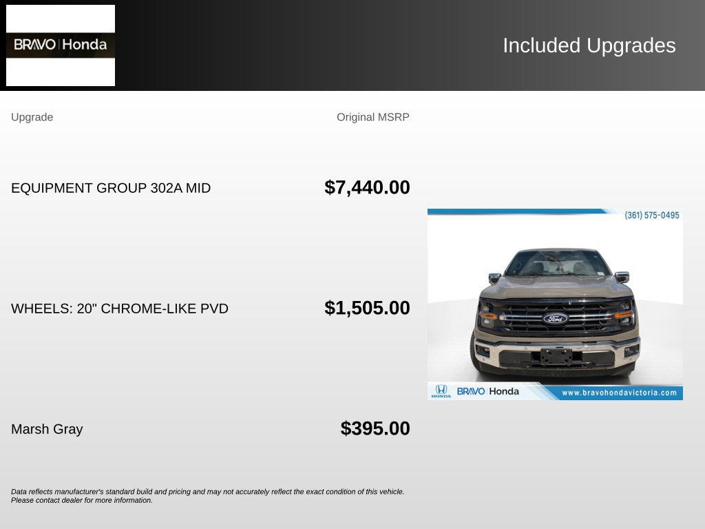 Used 2025 Ford F150 XLT w/ Equipment Group 302A MID RWD image 5