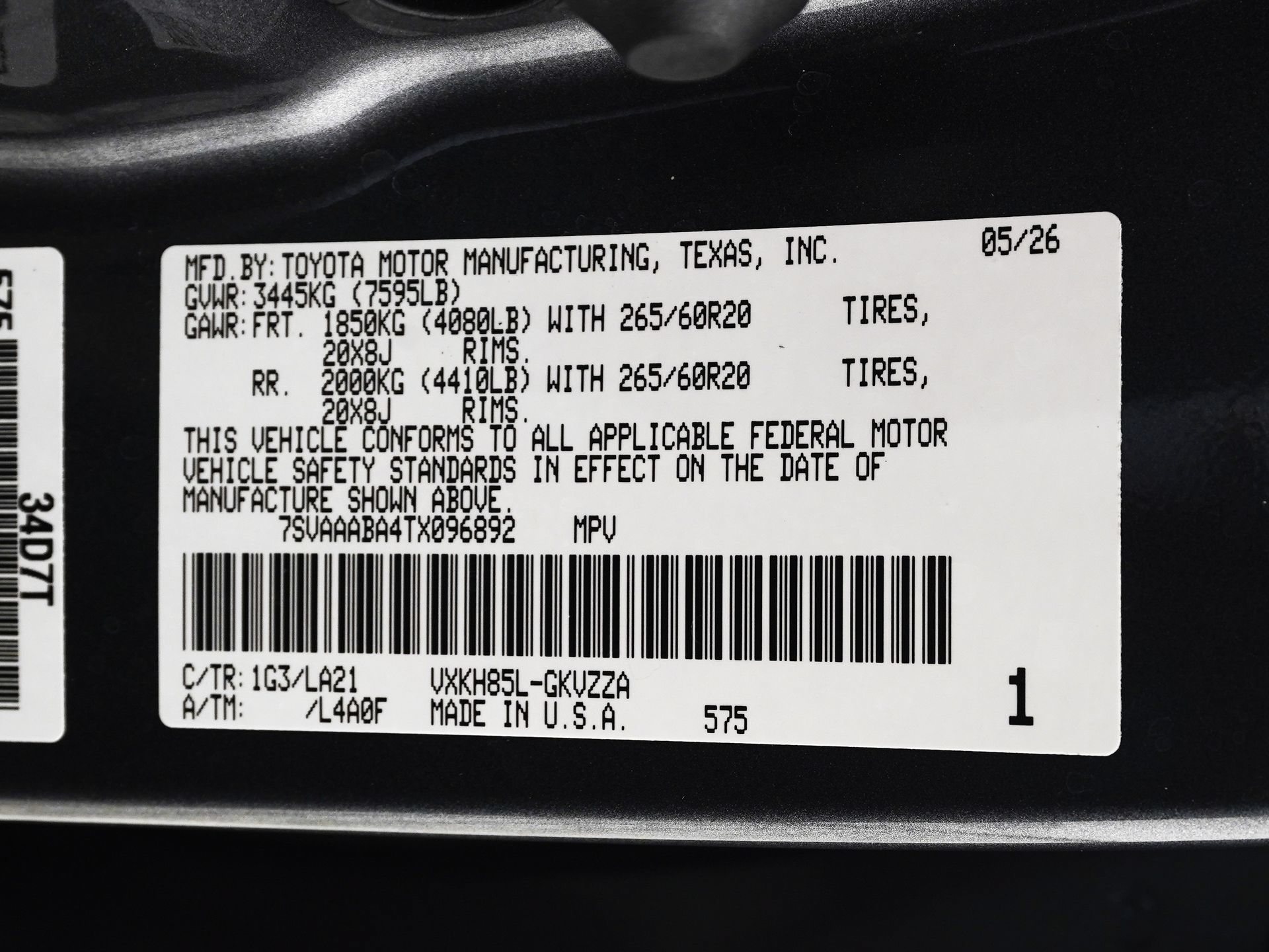 Used 2026 Toyota Sequoia Platinum AWD/4WD image 38