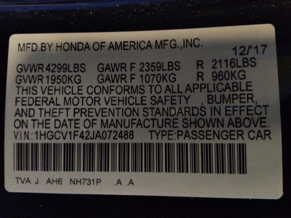 Used 2018 Honda Accord EX image 33