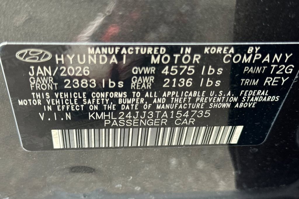 New 2026 Hyundai Sonata Blue image 23