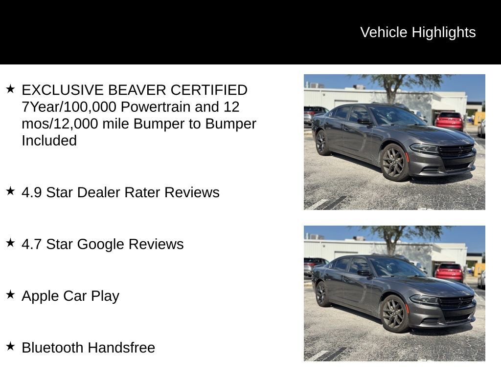 Used 2022 Dodge Charger SXT w/ Blacktop Package RWD image 6