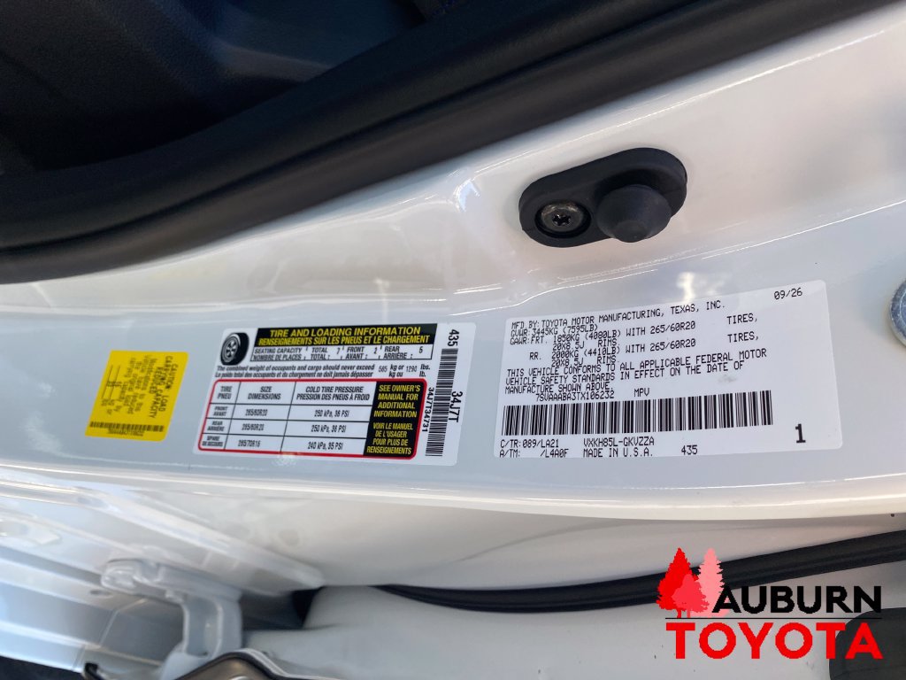New 2026 Toyota Sequoia Platinum w/ TRD Off-Road Package AWD/4WD image 25