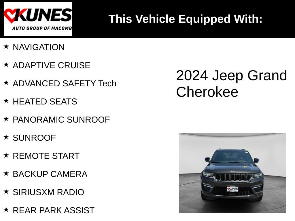 Used 2024 Jeep Grand Cherokee Limited 4xe AWD/4WD image 3