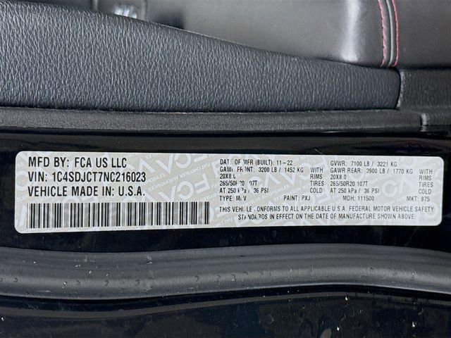 Used 2022 Dodge Durango R/T w/ Blacktop Package AWD/4WD image 38