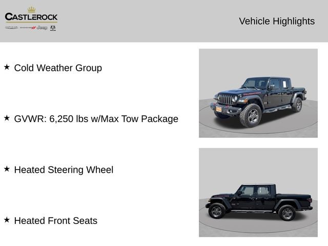 Certified 2021 Jeep Gladiator Rubicon w/ Cold Weather Group AWD/4WD image 4