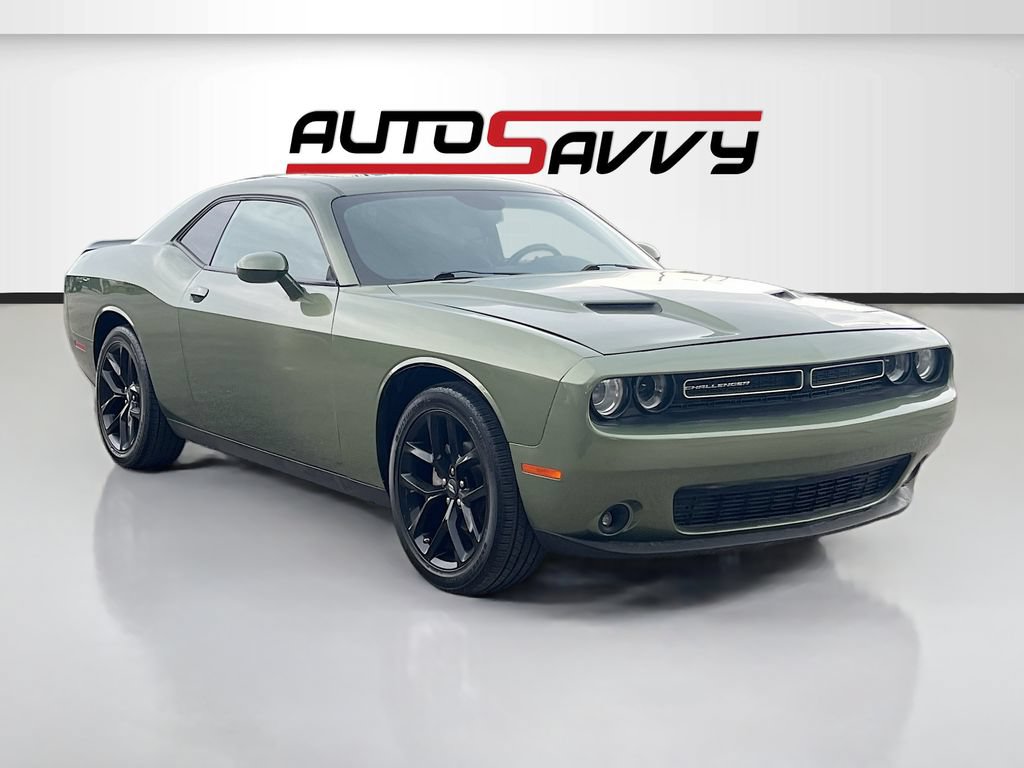 Used 2022 Dodge Challenger SXT w/ Blacktop Package RWD image 1