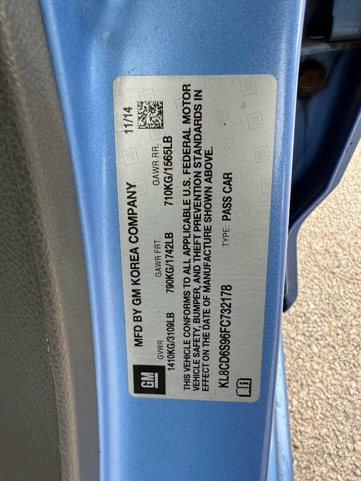 Used 2015 Chevrolet Spark LT FWD image 8