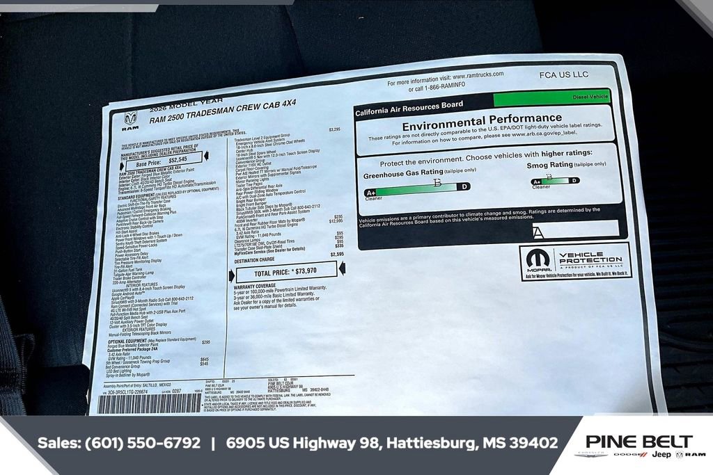 New 2026 RAM 2500 Tradesman image 12