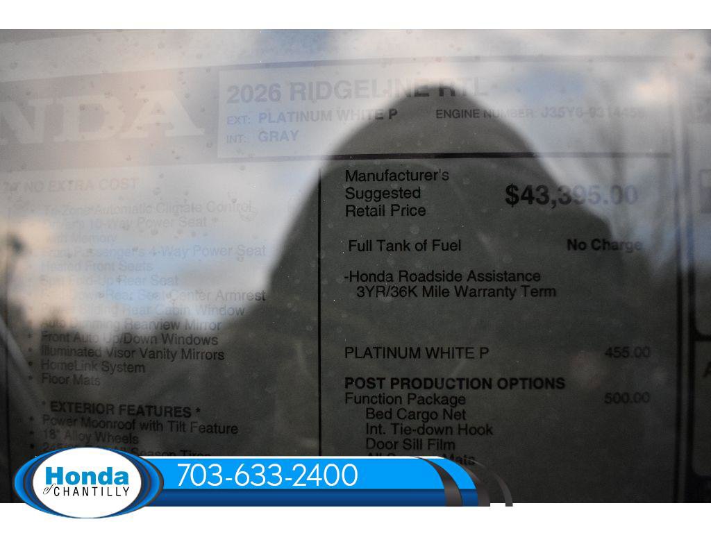 New 2026 Honda Ridgeline RTL image 37