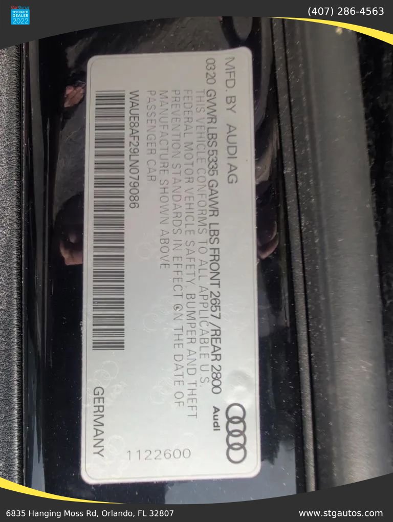 Used 2020 Audi A6 2.0T Premium Plus w/ Premium Plus Package AWD/4WD image 36