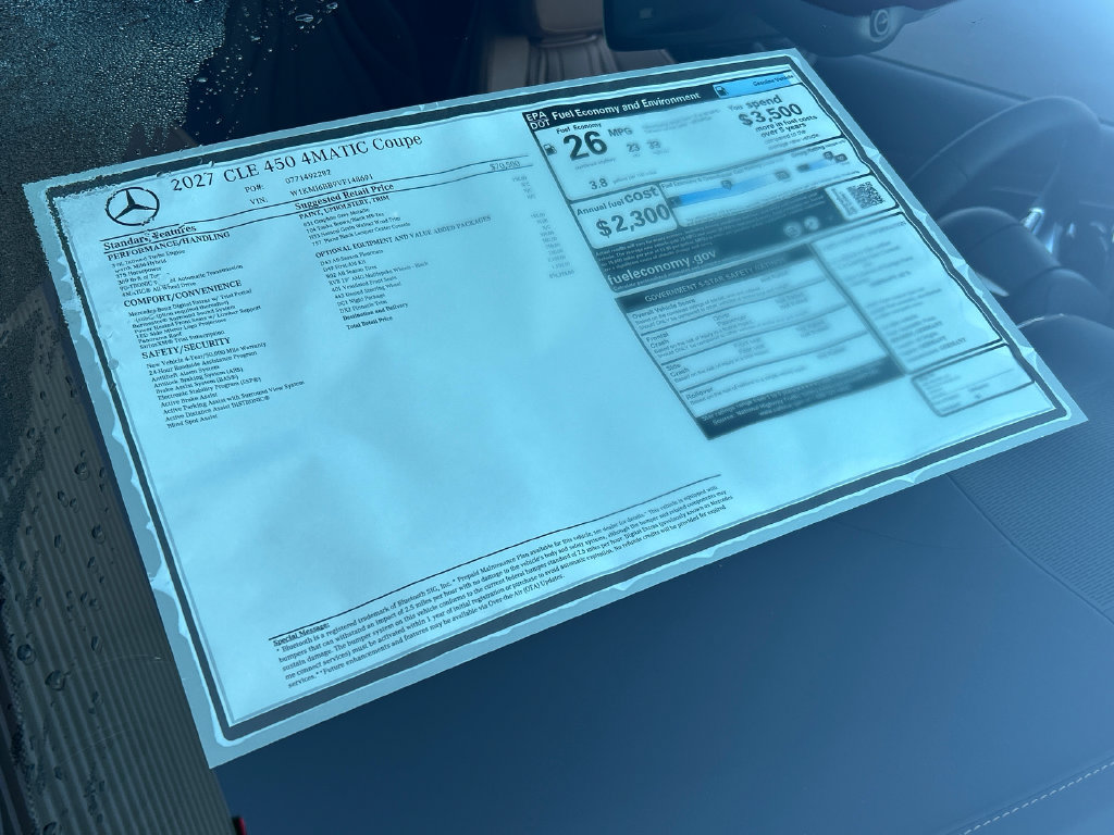 New 2027 Mercedes-Benz CLE 450 4MATIC Coupe image 35
