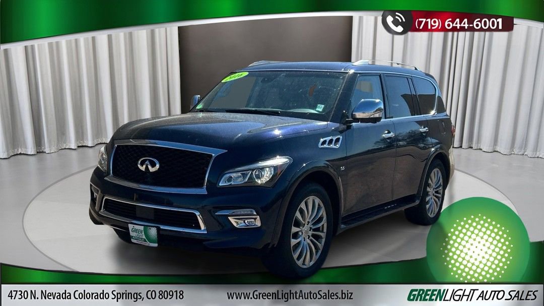 Used 2016 INFINITI QX80 4WD w/ Deluxe Technology Package