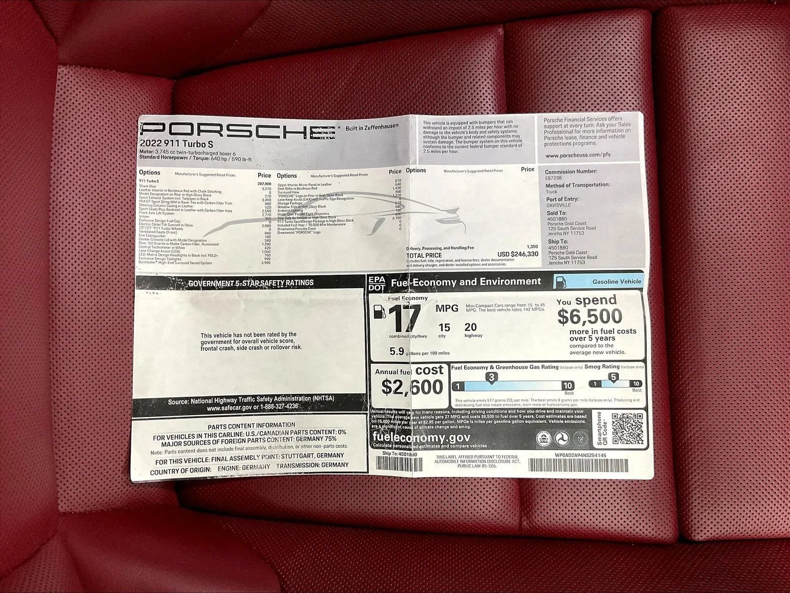 Used 2022 Porsche 911 GT3 RS AWD/4WD image 3