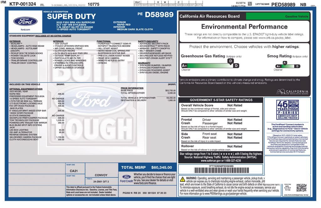 Certified 2023 Ford F250 XLT w/ 360-Degree Camera Package AWD/4WD image 5