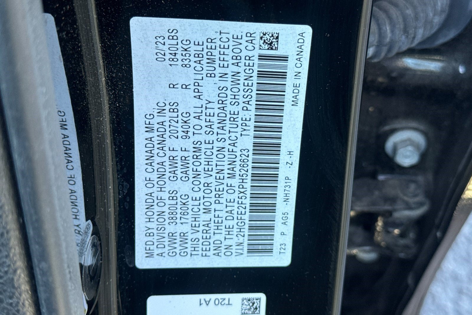 Used 2023 Honda Civic Sport image 28