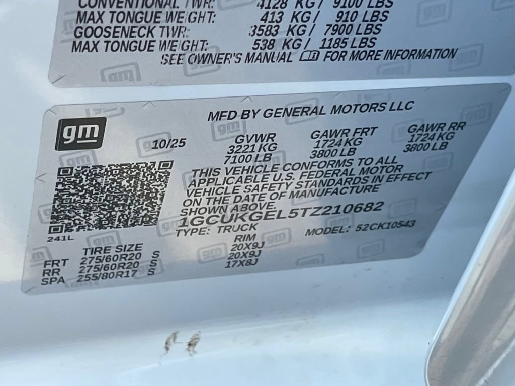 New 2026 Chevrolet Silverado 1500 LTZ w/ LTZ Premium Package AWD/4WD image 35
