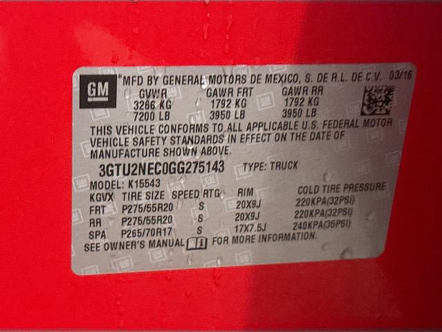 Used 2016 GMC Sierra 1500 SLT w/ SLT Premium Package image 32