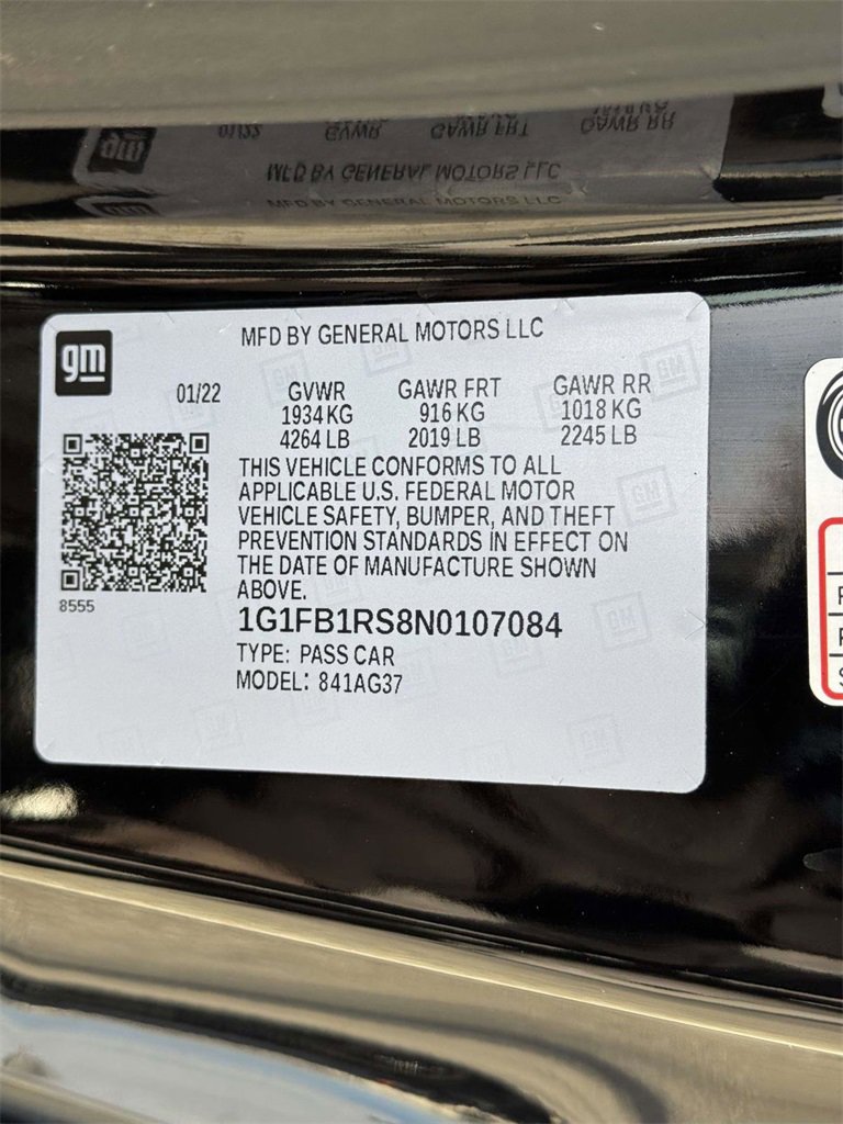 Used 2022 Chevrolet Camaro LT w/ RS Package image 29