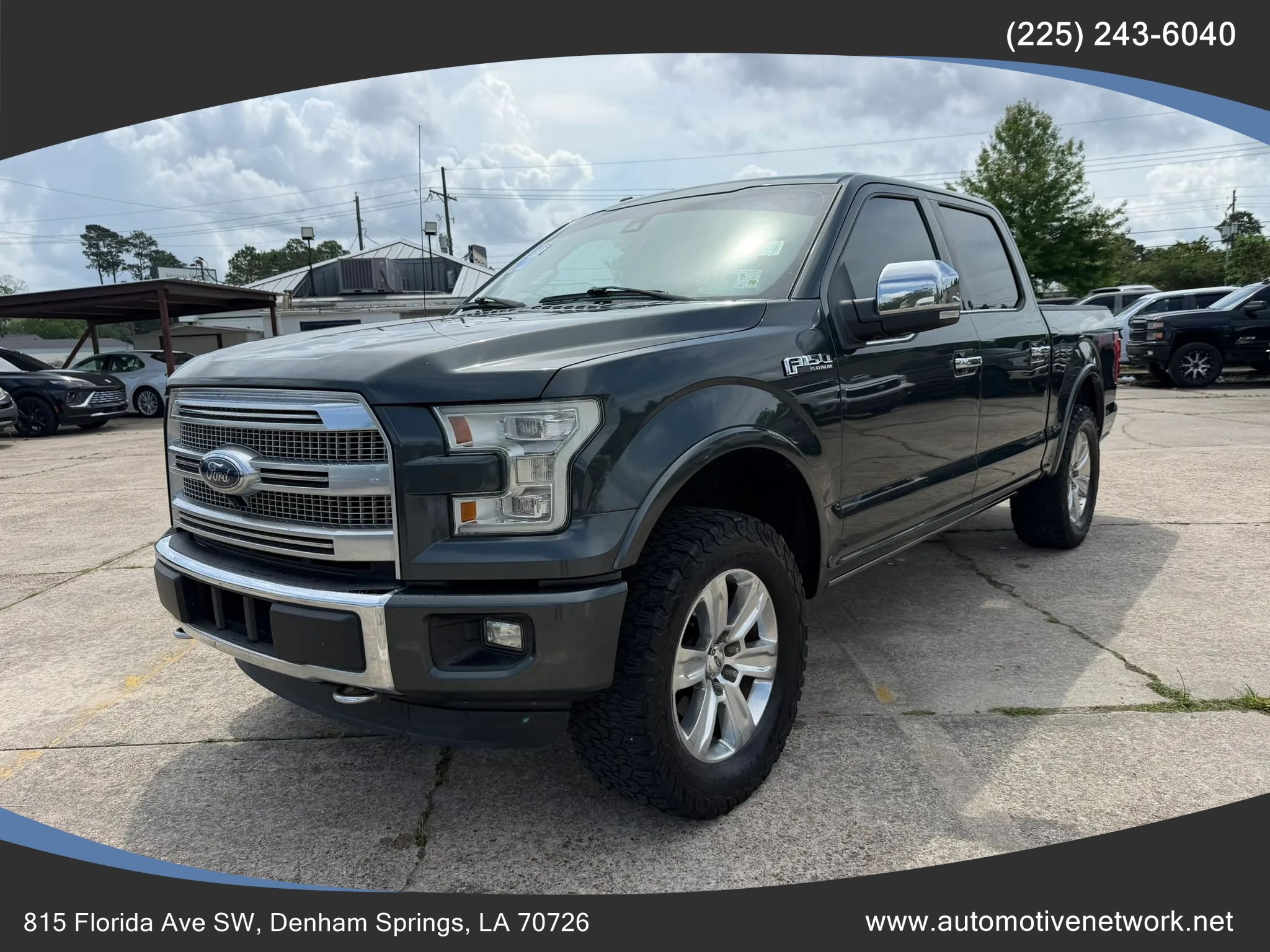 Used 2015 Ford F150 Platinum w/ Equipment Group 701A Luxury