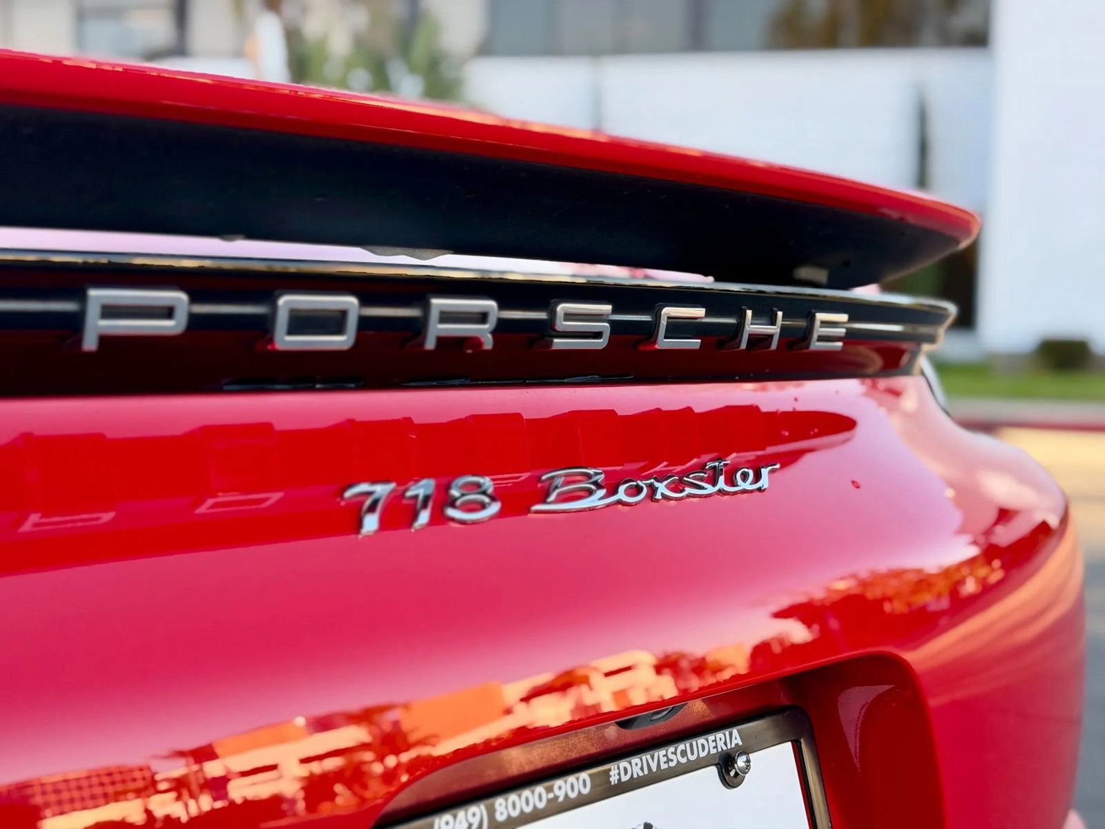 Used 2017 Porsche 718 Boxster Roadster 2D w/ Sport Chrono Package image 9