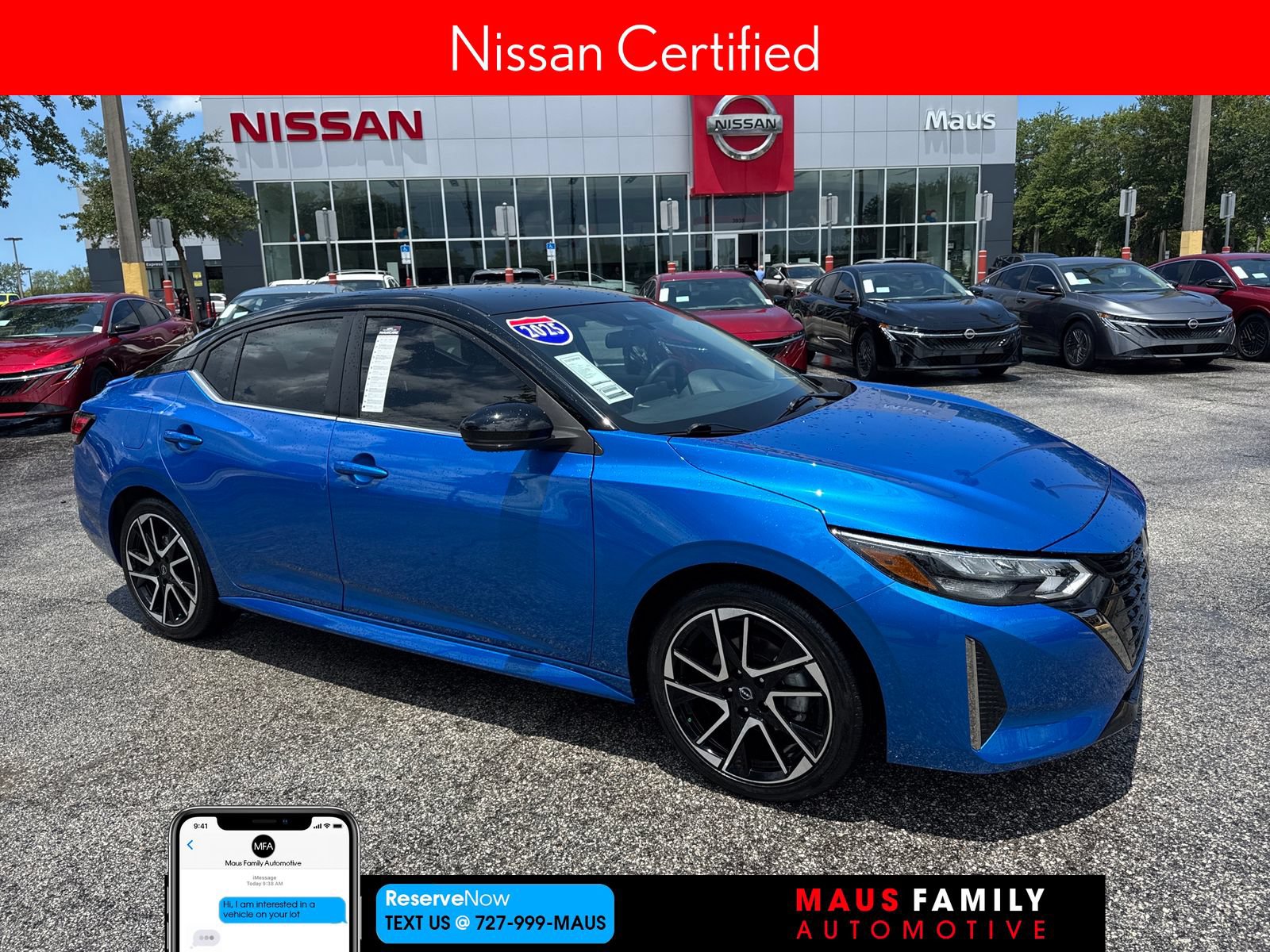 Certified 2025 Nissan Sentra SR