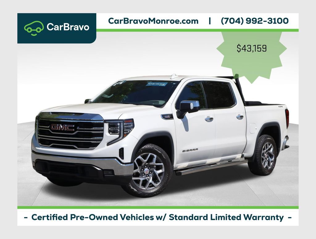 Certified 2022 GMC Sierra 1500 SLT AWD/4WD image 1