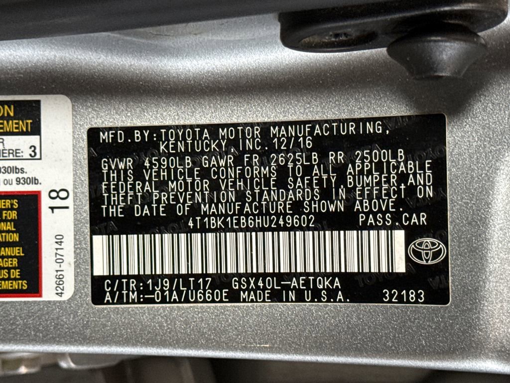 Used 2017 Toyota Avalon Touring w/ Protection Package image 28