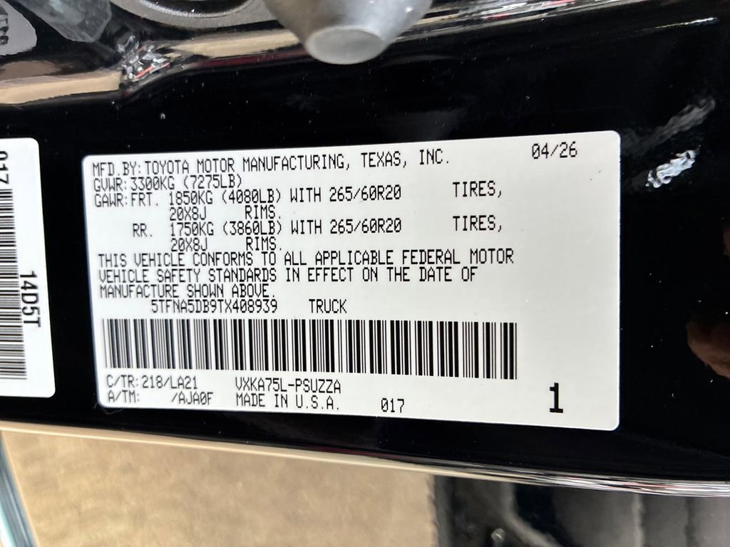 New 2026 Toyota Tundra Platinum AWD/4WD image 56