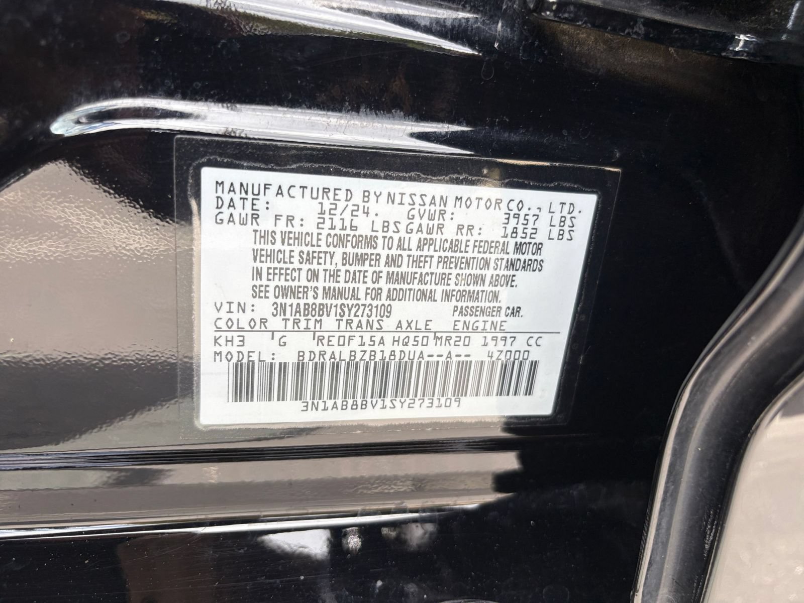 Used 2025 Nissan Sentra S FWD image 27