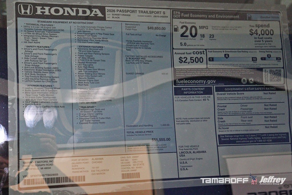 New 2026 Honda Passport TrailSport image 17