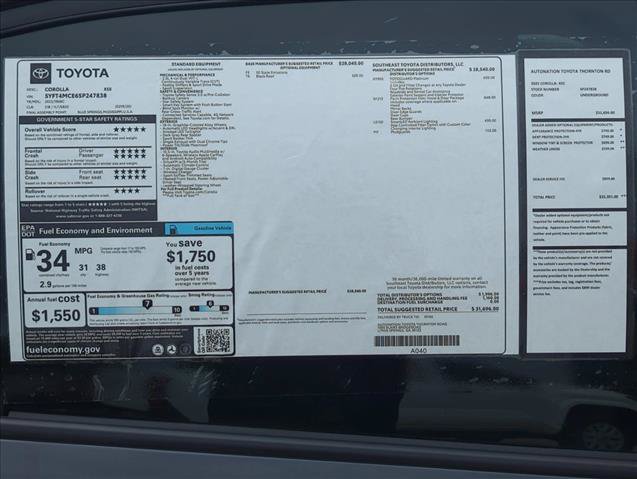 Certified 2025 Toyota Corolla XSE FWD image 21