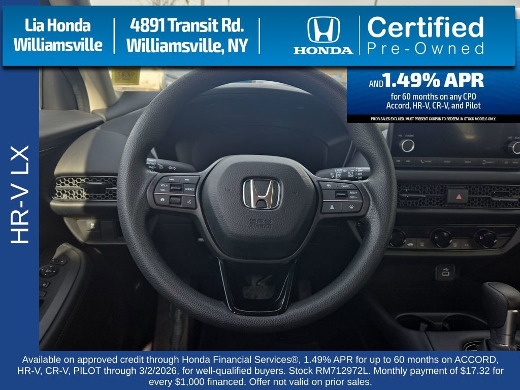 Certified 2024 Honda HR-V LX image 15