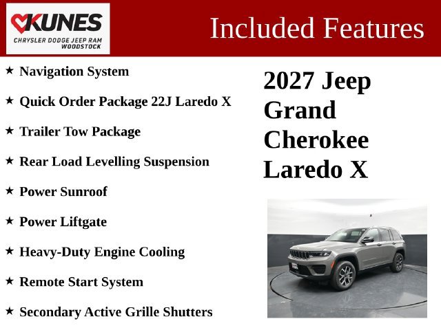 New 2027 Jeep Grand Cherokee Laredo X AWD/4WD image 3