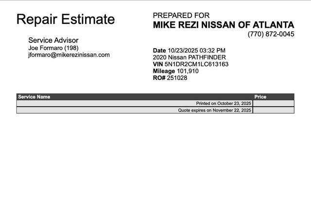 Used 2020 Nissan Pathfinder SL image 4