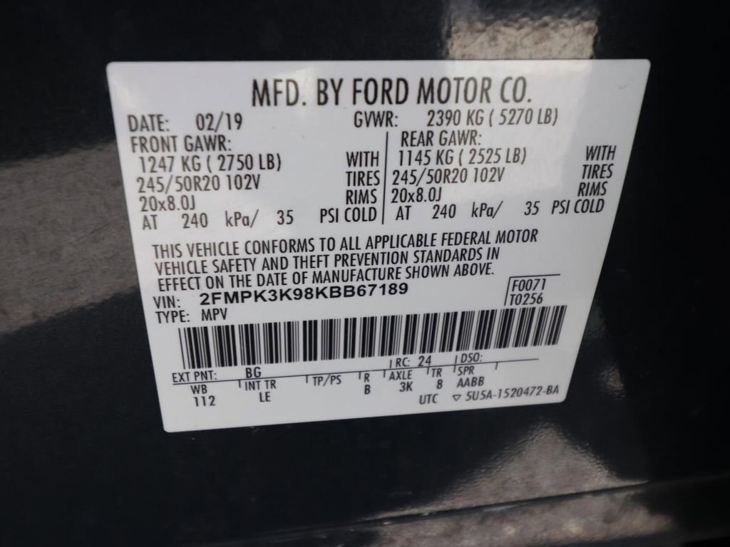 Used 2019 Ford Edge Titanium FWD image 24