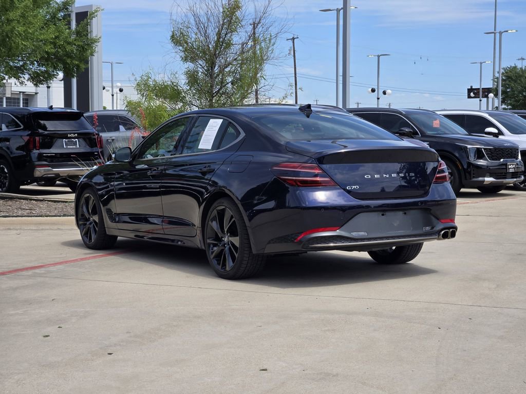Used 2023 Genesis G70 2.0T w/ Sport Prestige Package RWD image 3