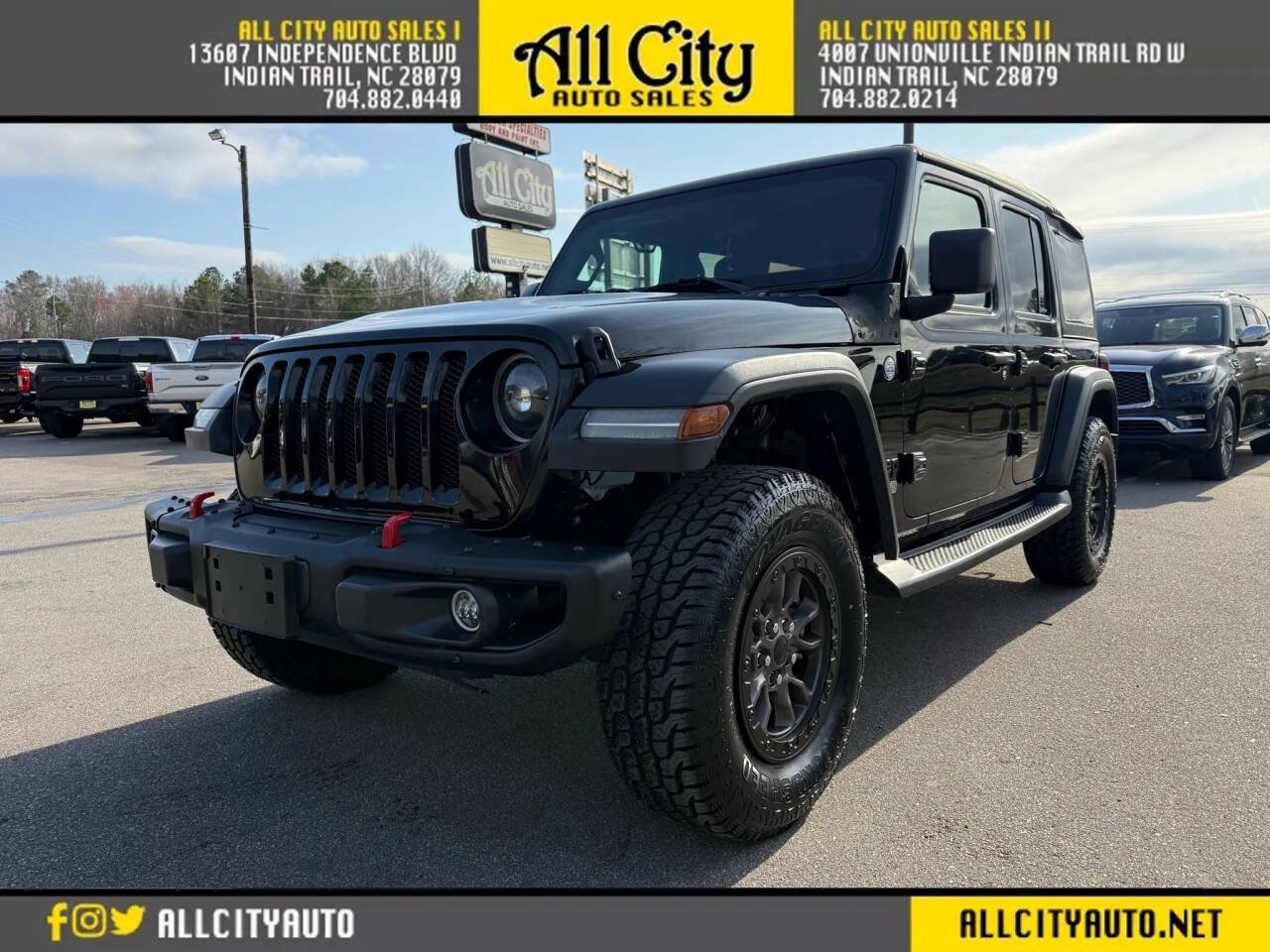 Used 2021 Jeep Wrangler Unlimited Sport AWD/4WD image 3