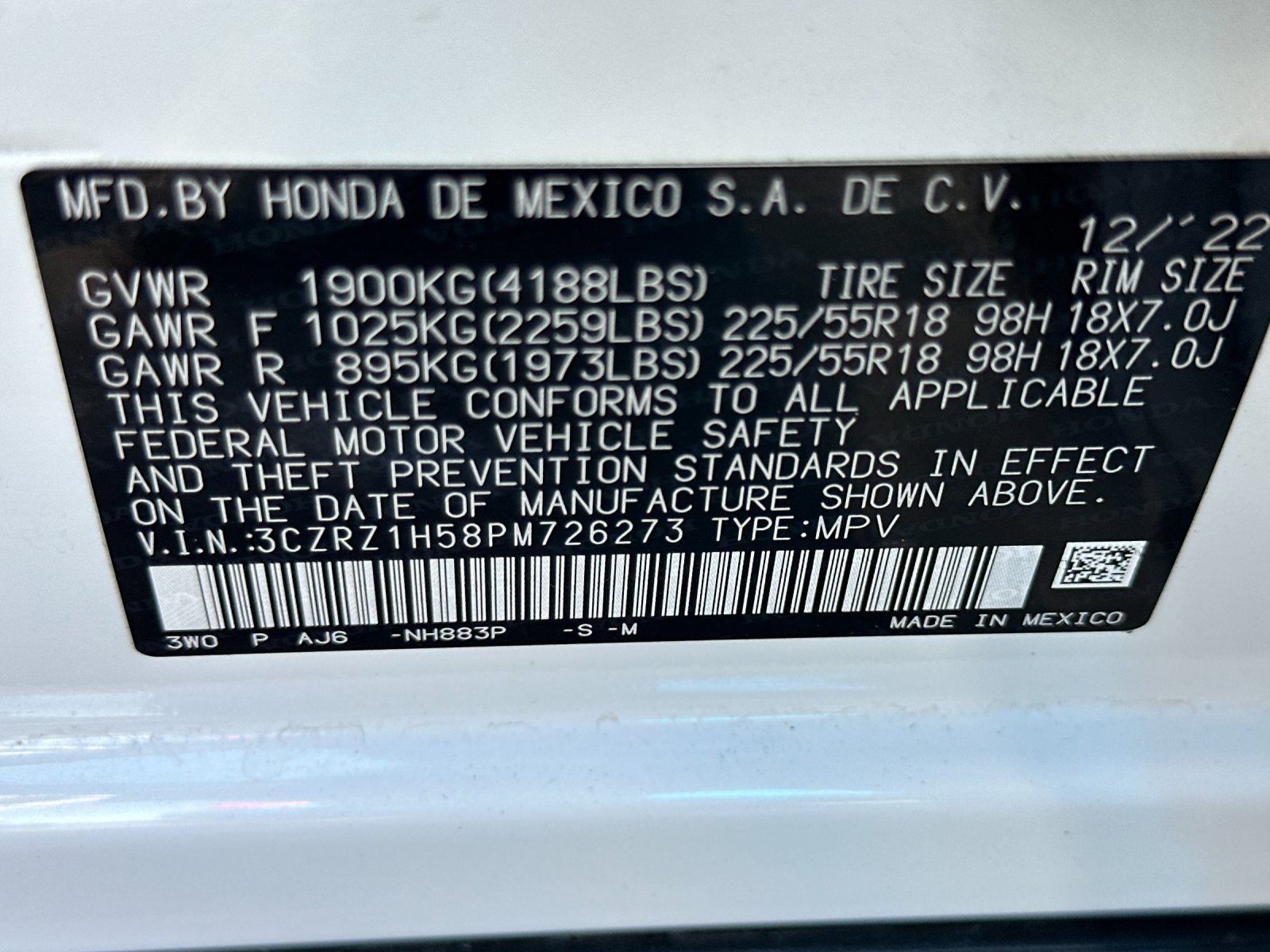 Used 2023 Honda HR-V Sport image 28