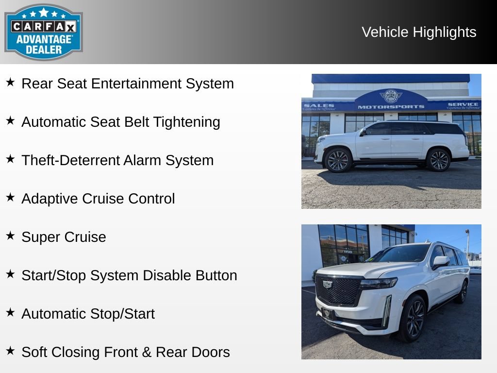 Used 2022 Cadillac Escalade ESV Sport Platinum AWD/4WD image 8