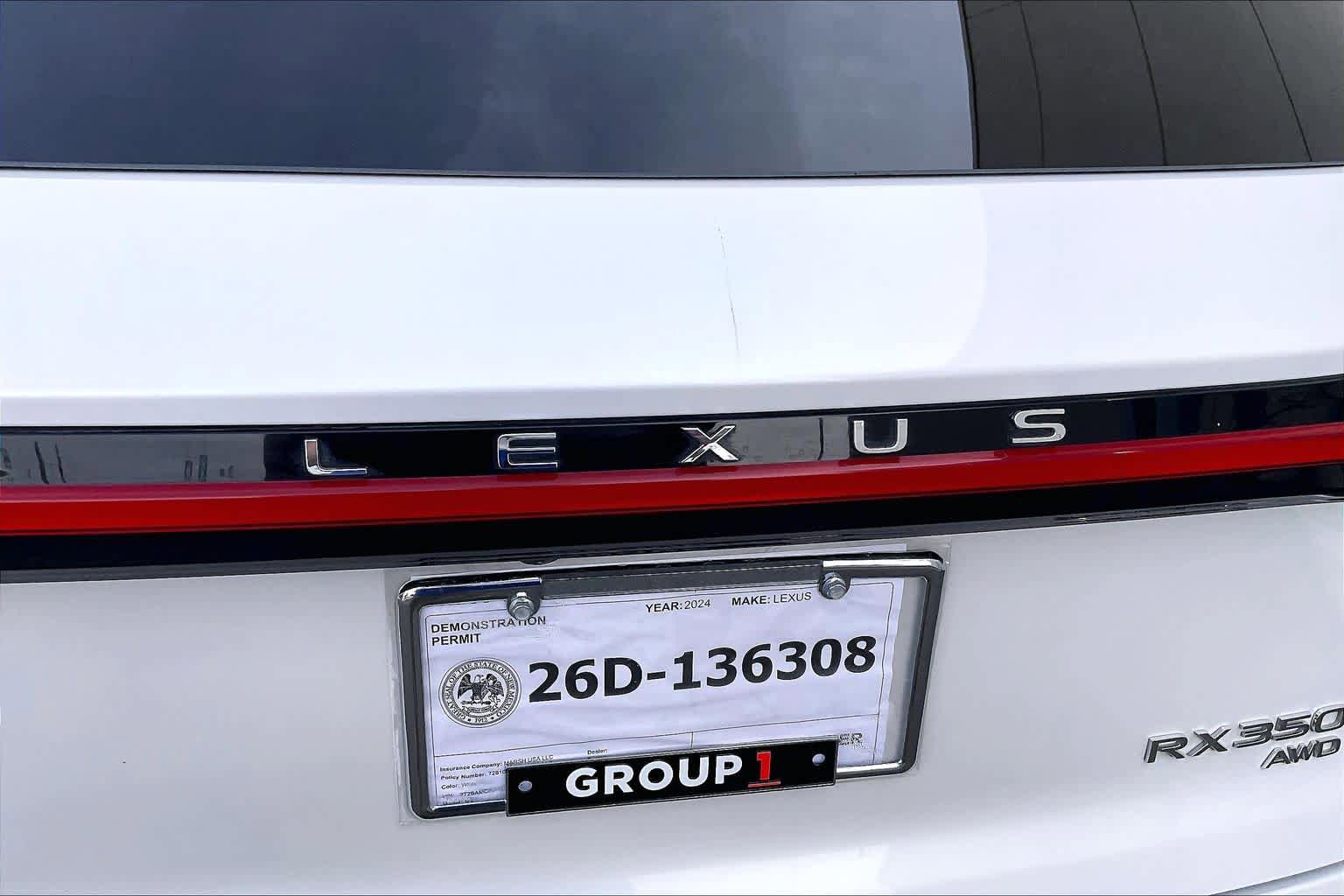Certified 2024 Lexus RX 350 AWD w/ Convenience Package image 30