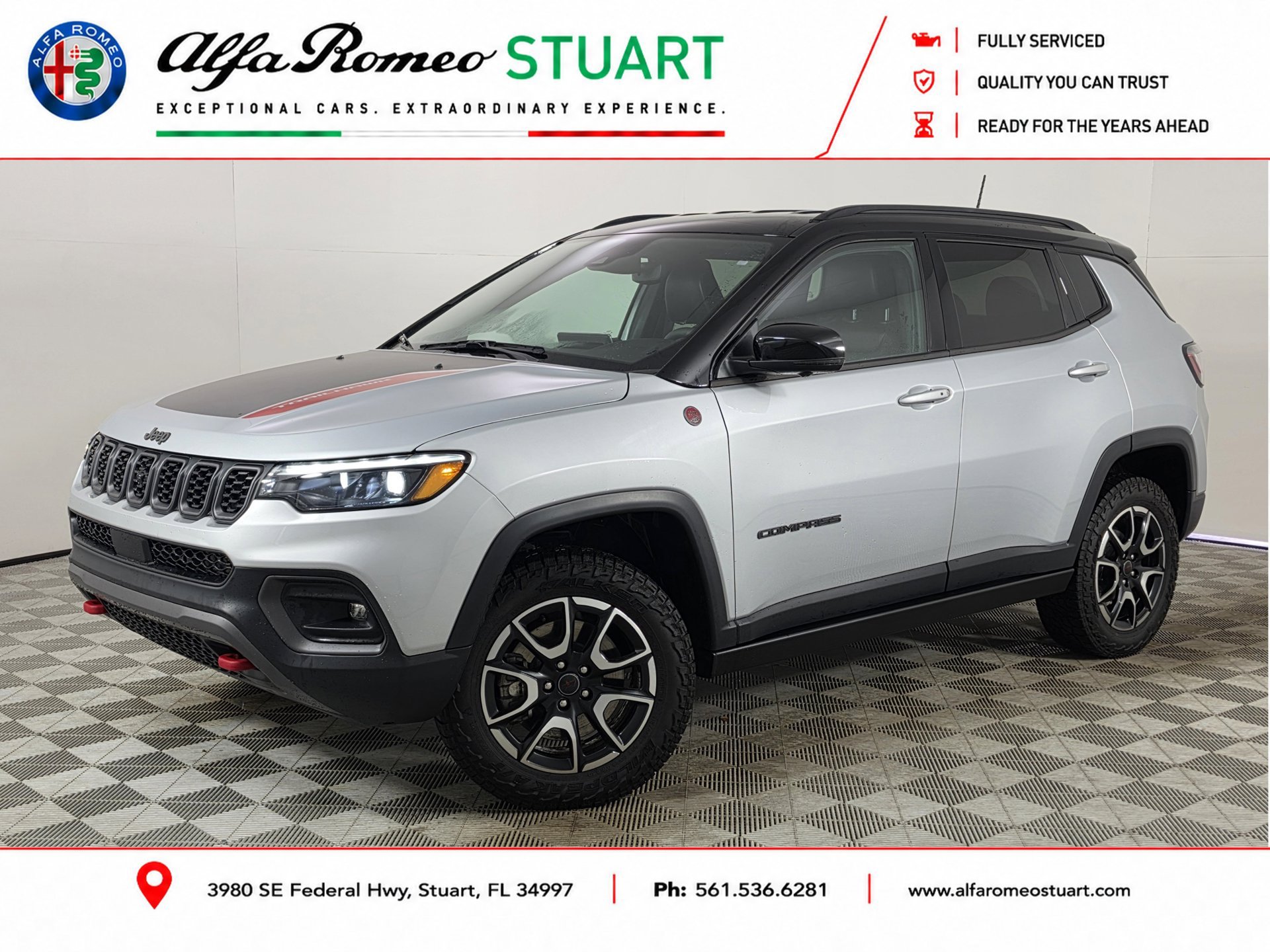Used 2025 Jeep Compass Trailhawk w/ Trailhawk Elite Group AWD/4WD 360° Tour