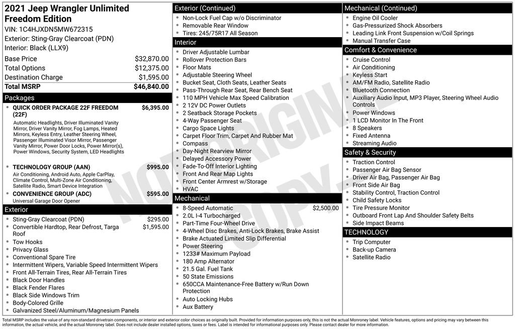 Used 2021 Jeep Wrangler Unlimited Sport image 29