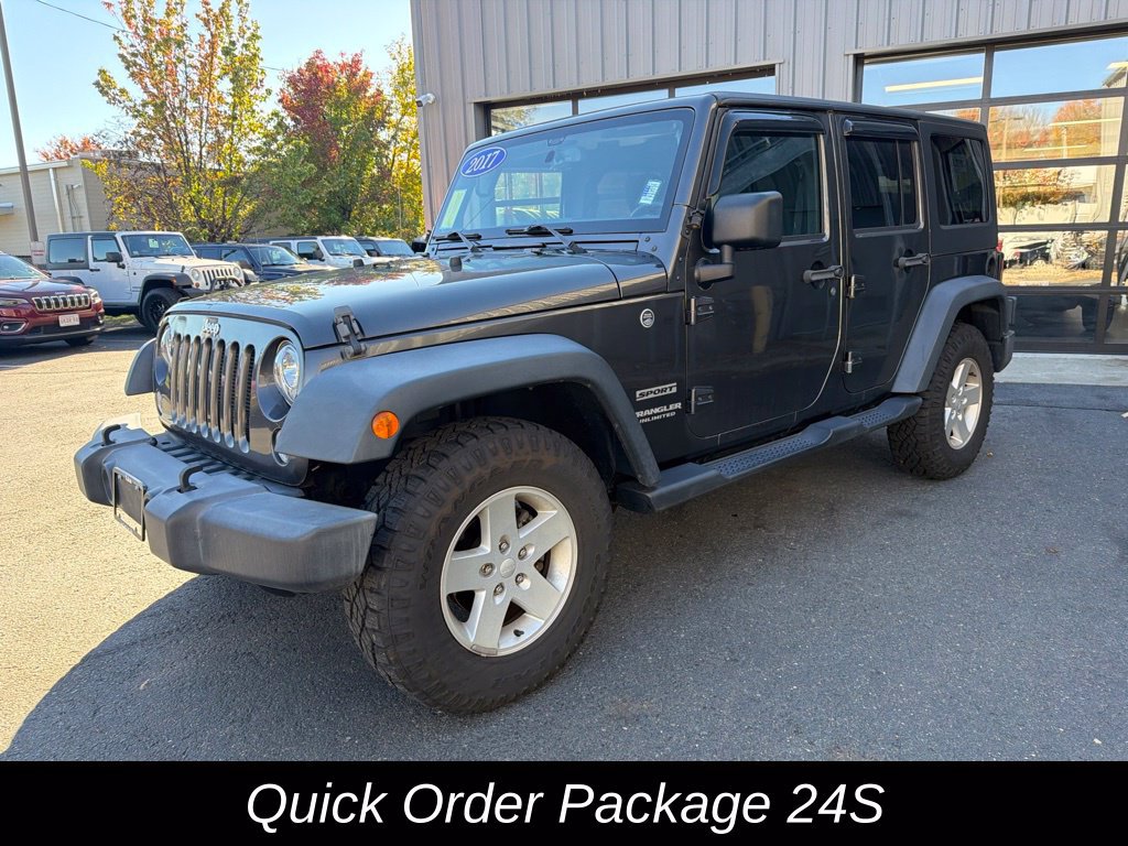 Certified 2017 Jeep Wrangler Unlimited Sport w/ Quick Order Package 24S AWD/4WD image 9