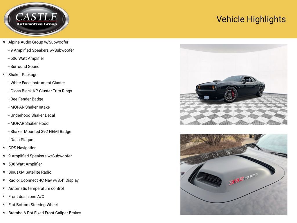 Used 2022 Dodge Challenger R/T Scat Pack w/ Shaker Package image 7