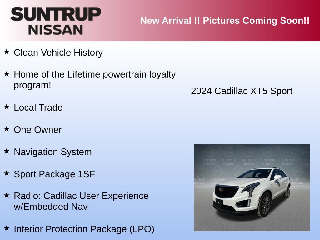Used 2024 Cadillac XT5 Sportv w/ Technology Package image 6