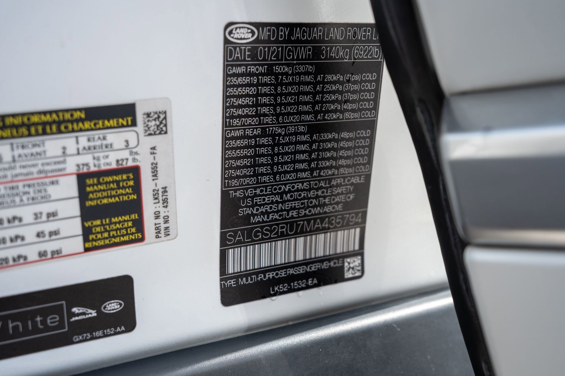 Used 2021 Land Rover Range Rover Westminster Edition image 40