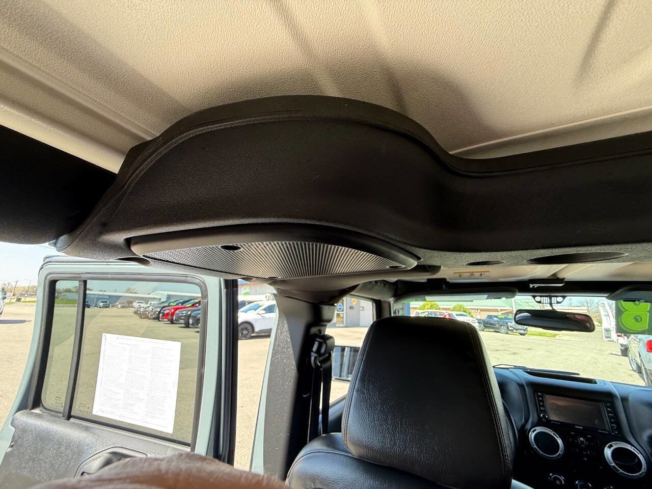 Used 2015 Jeep Wrangler Unlimited Sahara w/ Katzkin Premium Leather Group AWD/4WD image 12