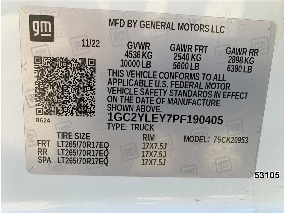 Used 2023 Chevrolet Silverado 2500 W/T w/ WT Convenience Package AWD/4WD image 17